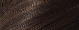 Close-up of dark brown hair strands